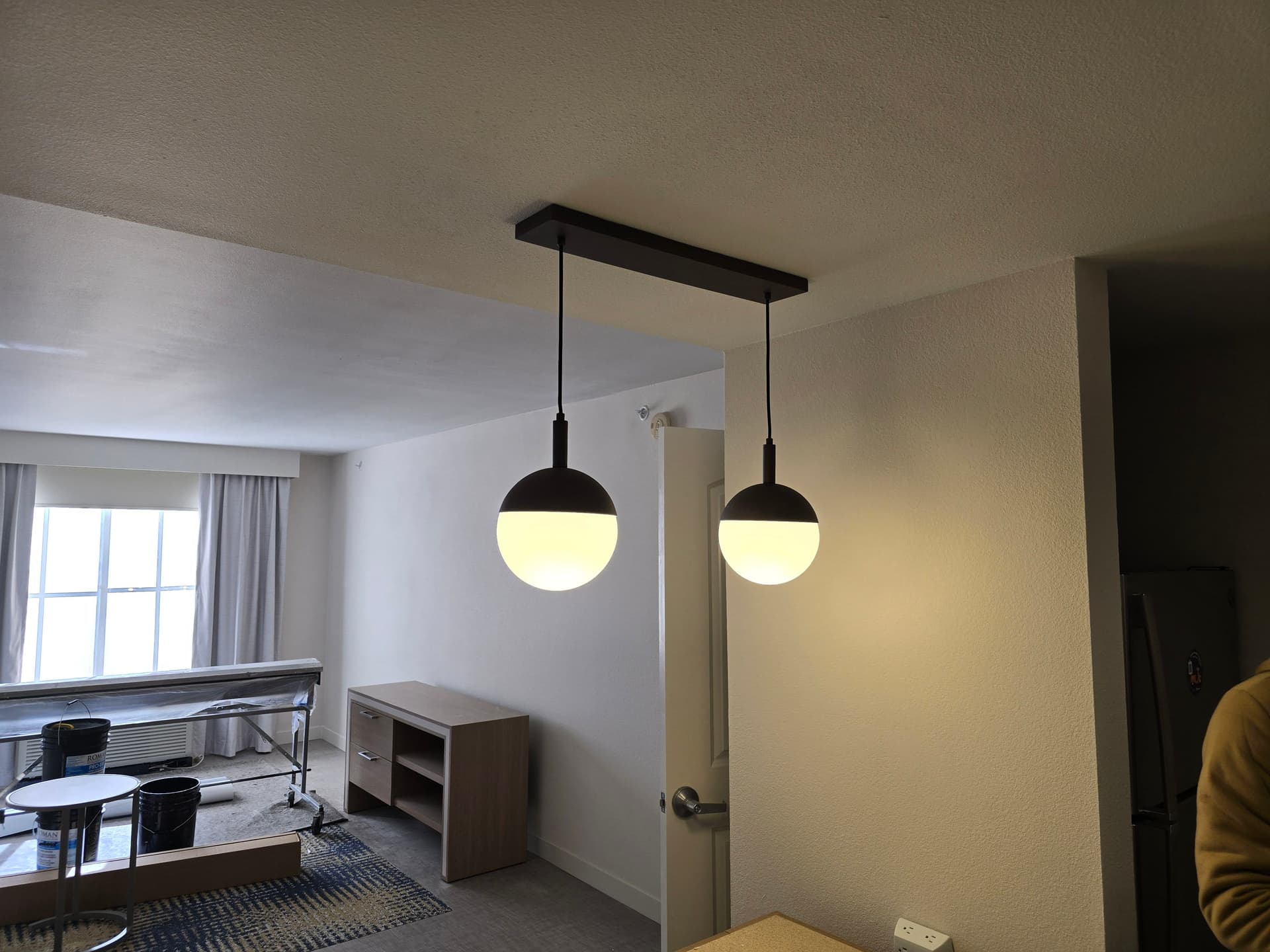 Hotel Room Lighting Installation at Hilton Homewood Suites image